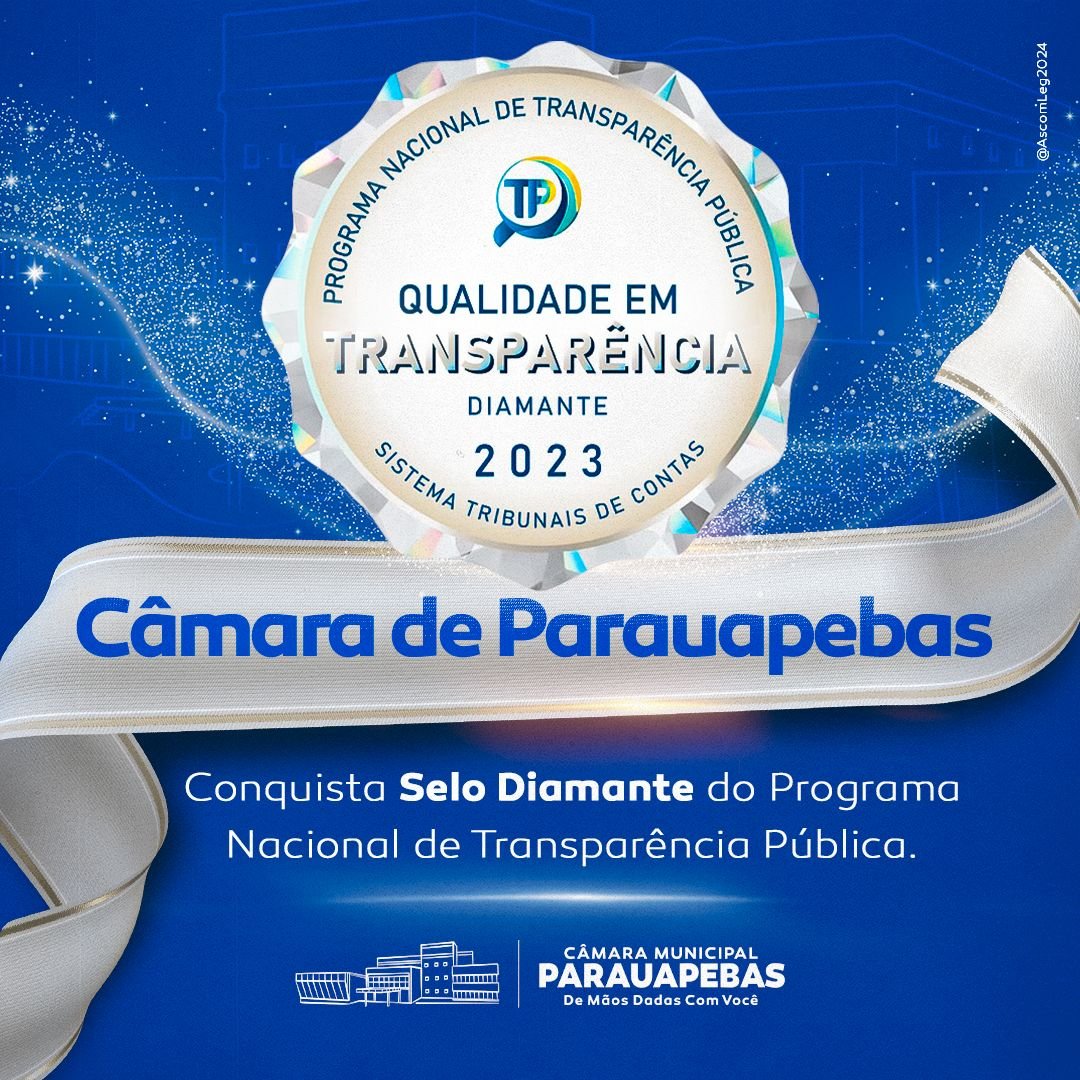 Parauapebas C Mara Municipal Recebe Selo Diamante No Programa Nacional